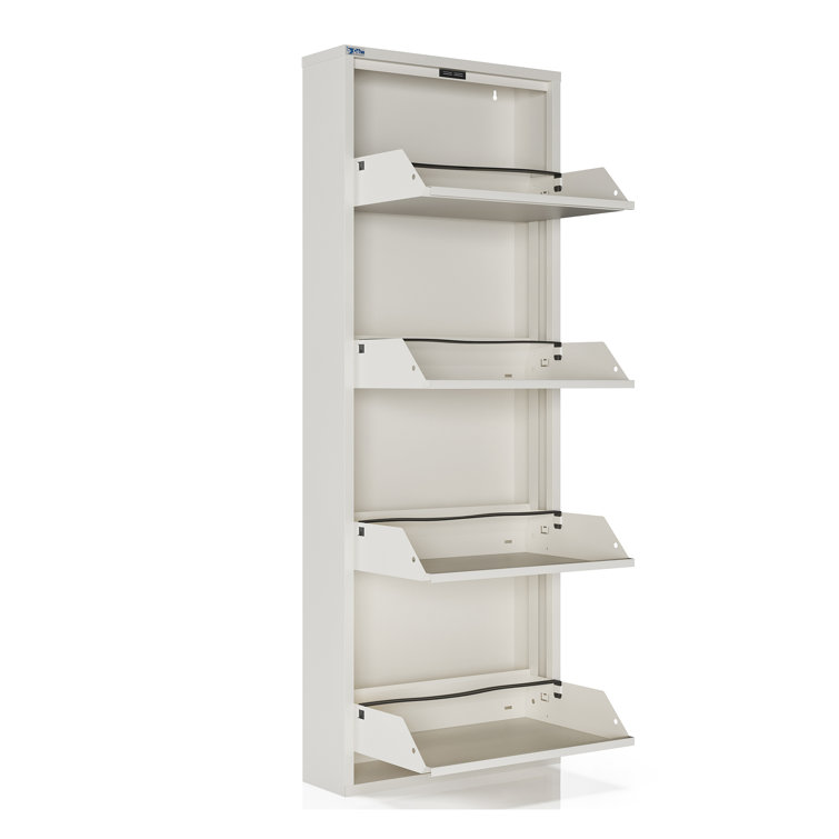 Shoe discount cabinet steel